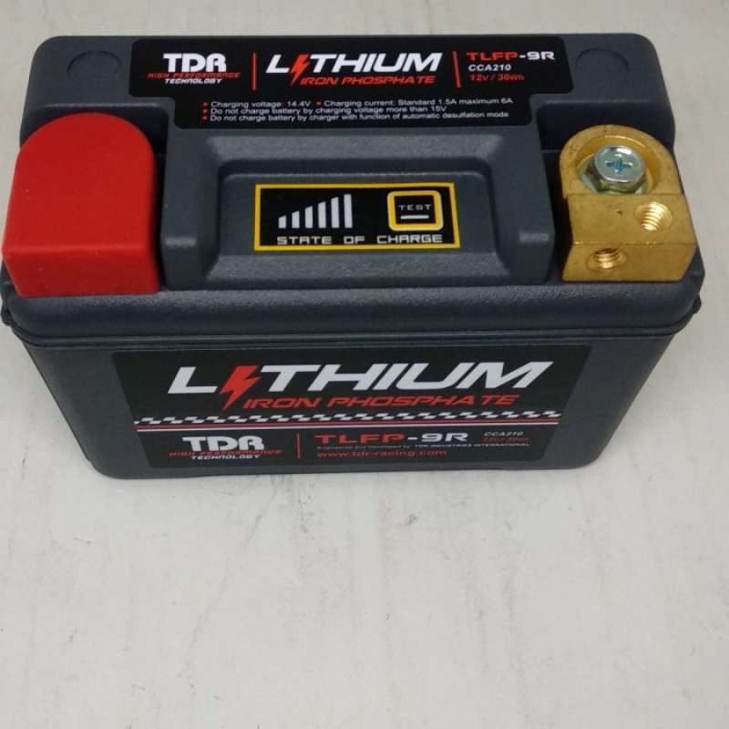Jual aki motor Lithium TLFP9R cca 210 TDR - accu lithium original TDR