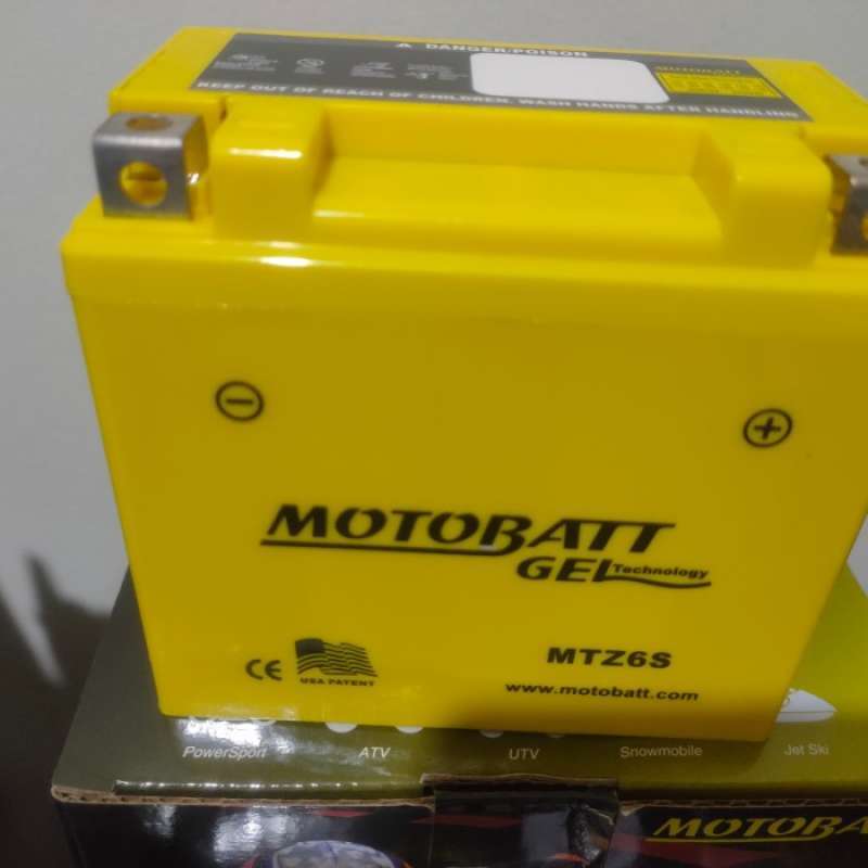 Jual Aki Motor Yamaha All New Nmax Aerox Motobatt Gel MTZ6S di Seller