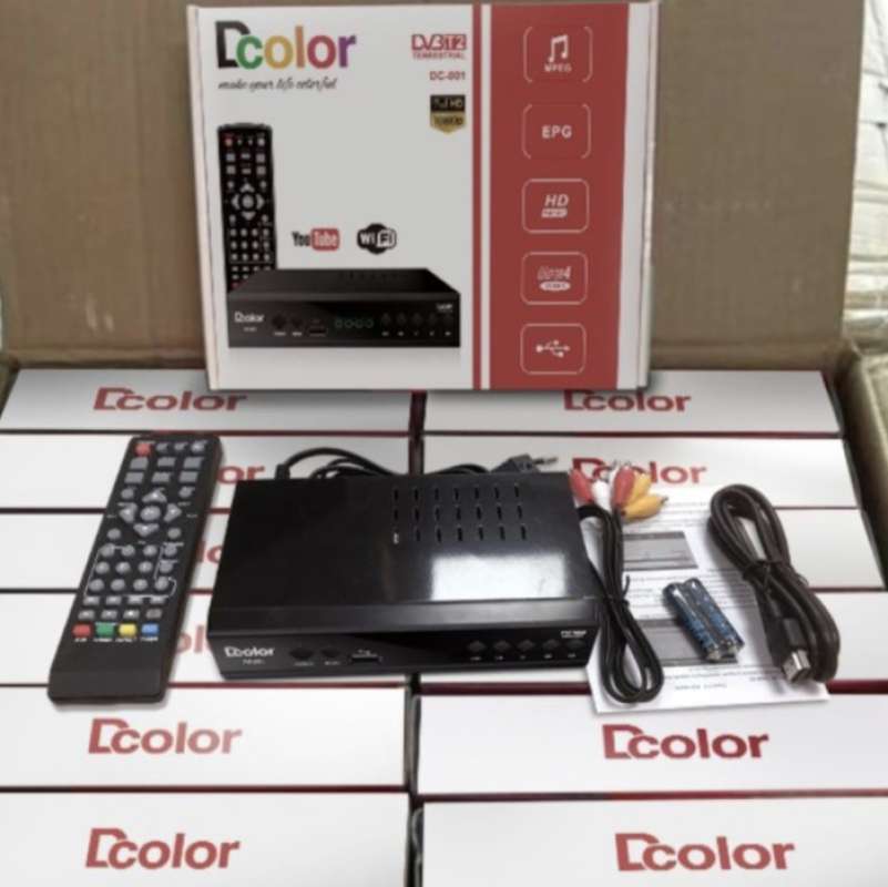 Promo Set Top Box TV Digital DColor Diskon 2% di Seller hakim olshop ...