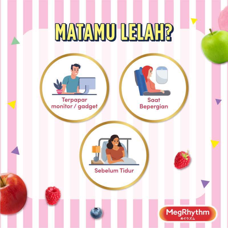 Promo [limited Edition] Megrhythm Masker Mata Steam Eye Mask Joyful ...