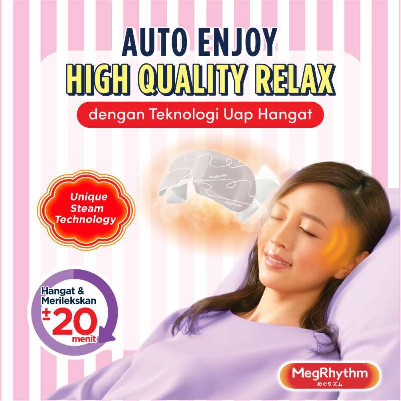 Promo [limited Edition] Megrhythm Masker Mata Steam Eye Mask Joyful ...