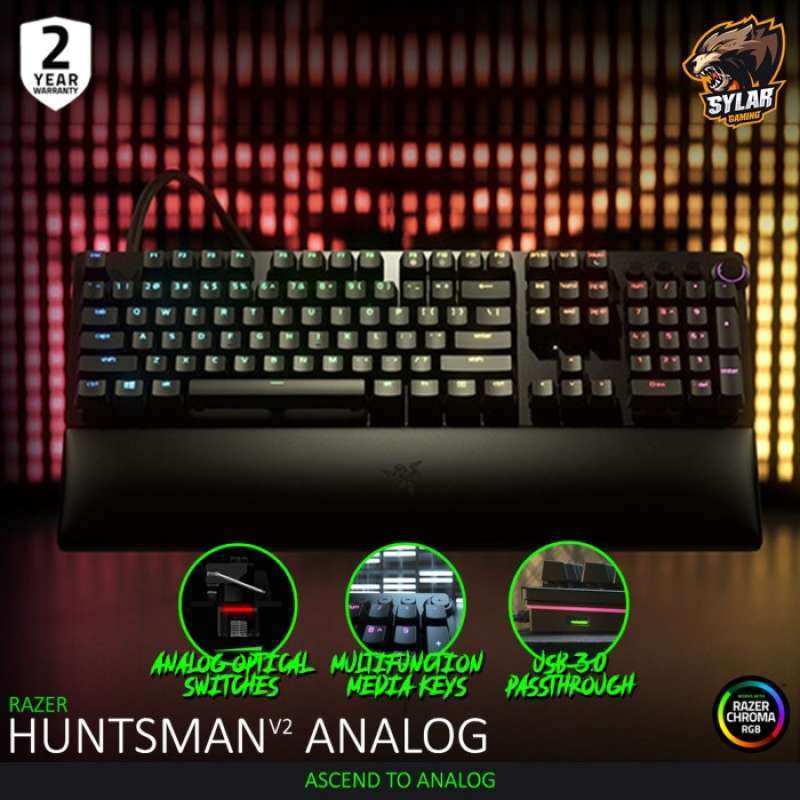 Promo Razer Huntsman V2 Analog Optical Switch Mechanical Gaming