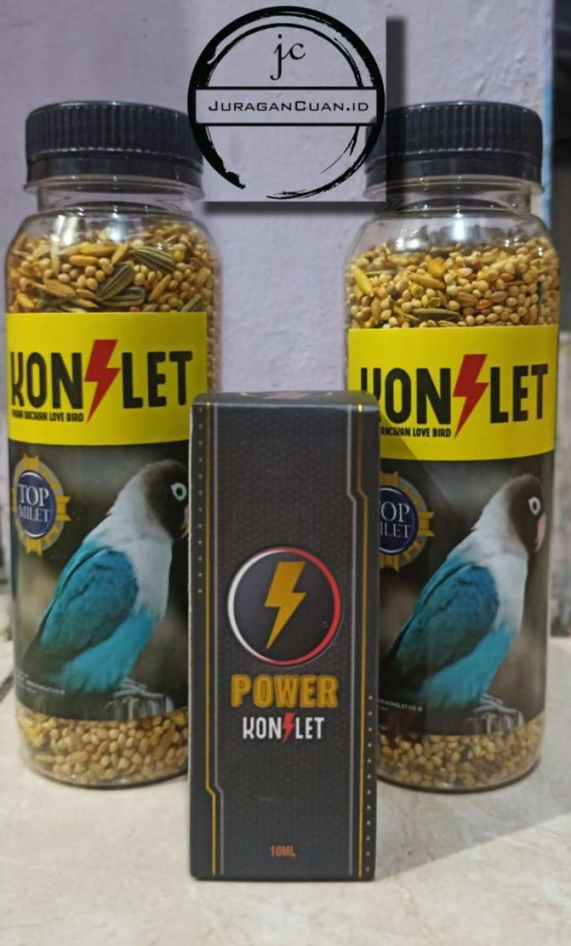 Promo Paket Pakan Konslet 2 botol dan Vitamin Power Konslet Diskon 23% ...