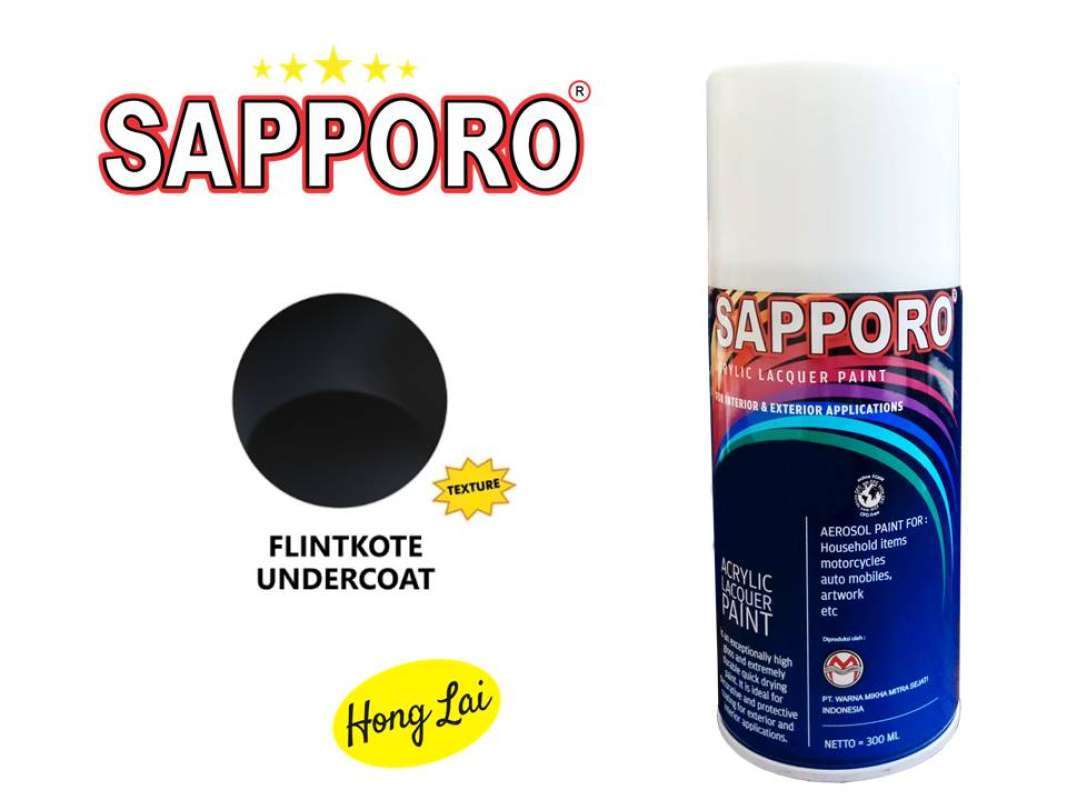 Jual Sapporo UnderCoat Black Cat Semprot Paint Under Coat Epoxy Dasar