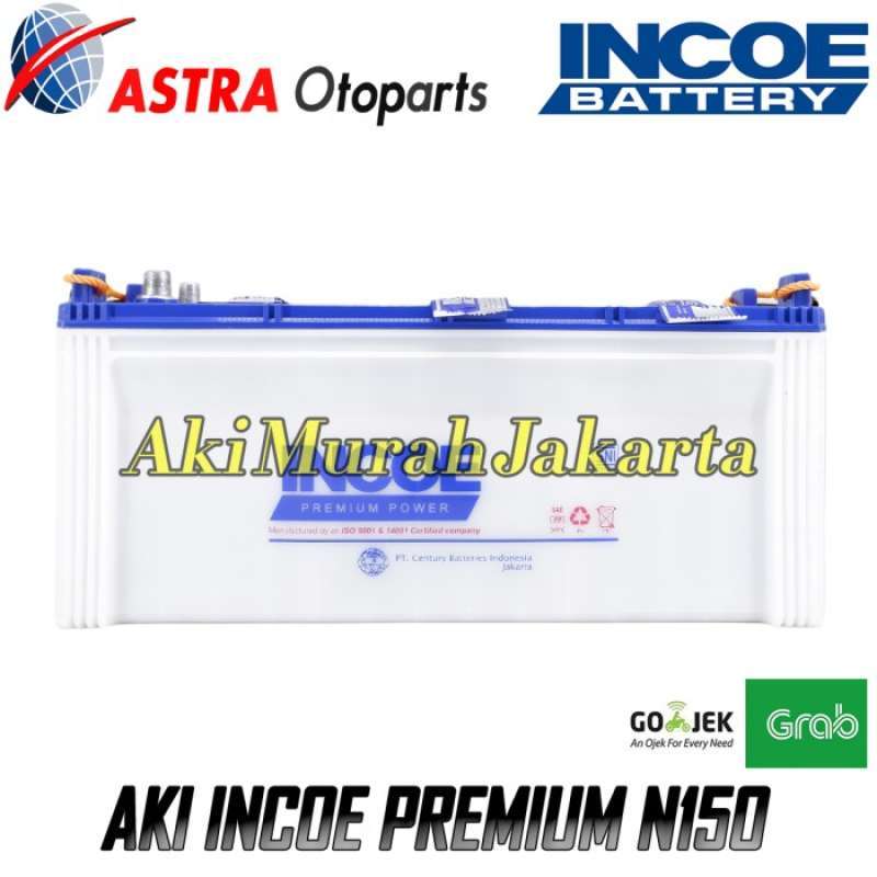 Jual AKI GENSET INCOE PREMIUM ASTRA N150 Aki Basah 12V / 150Ah di