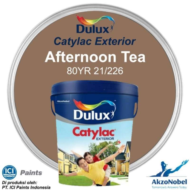 Jual Cat Dulux Catylac Exterior 5 Kg Afternoon Tea 80yr 21/226 Di