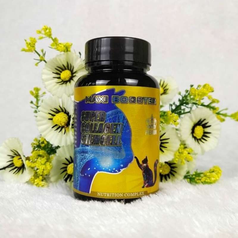 Promo vitamin kucing the cat maxi booster premium collagen stemcell isi