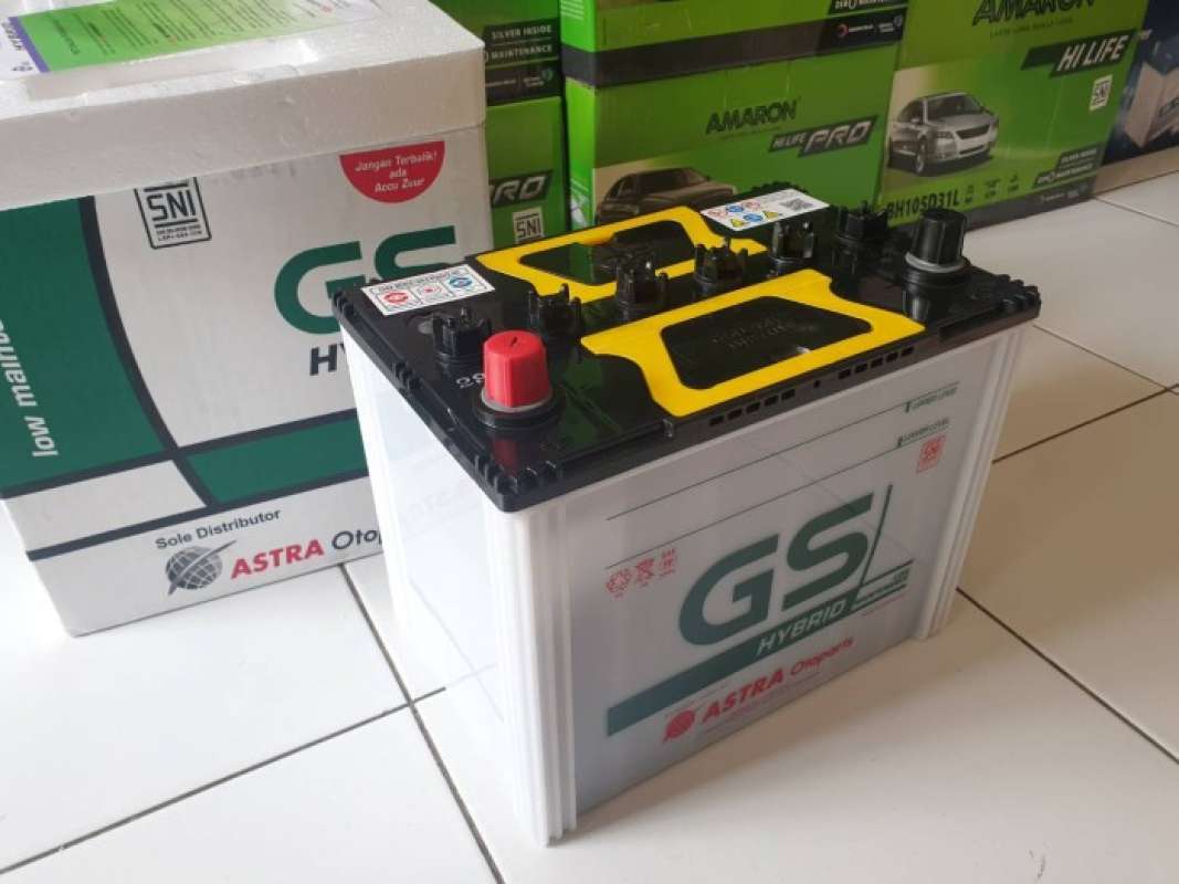 Promo Limited Aki Ns70 / 65D26R Gs Astra Hybrid 12 Volt 65 Ampere Sale