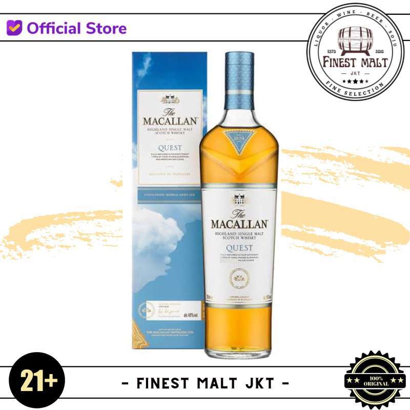 Jual The Macallan Highland Quest Single Malt Scotch Whisky 700 ML di