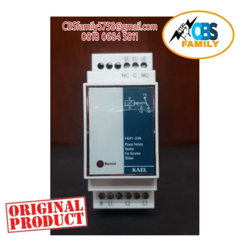 Promo Phase Failure Device / 3Phase Relay merk KAEL type FKR1DIN