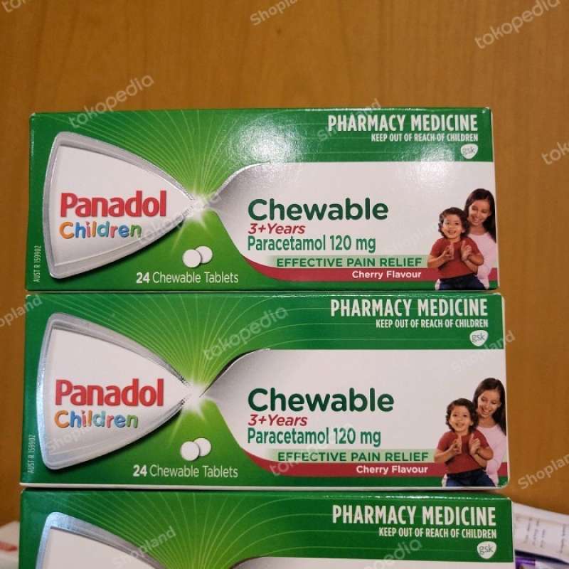 Promo PANADOL CHILDREN CHEWABLE KUNYAH ANAK PAIN RELIEF AUSTRALIA