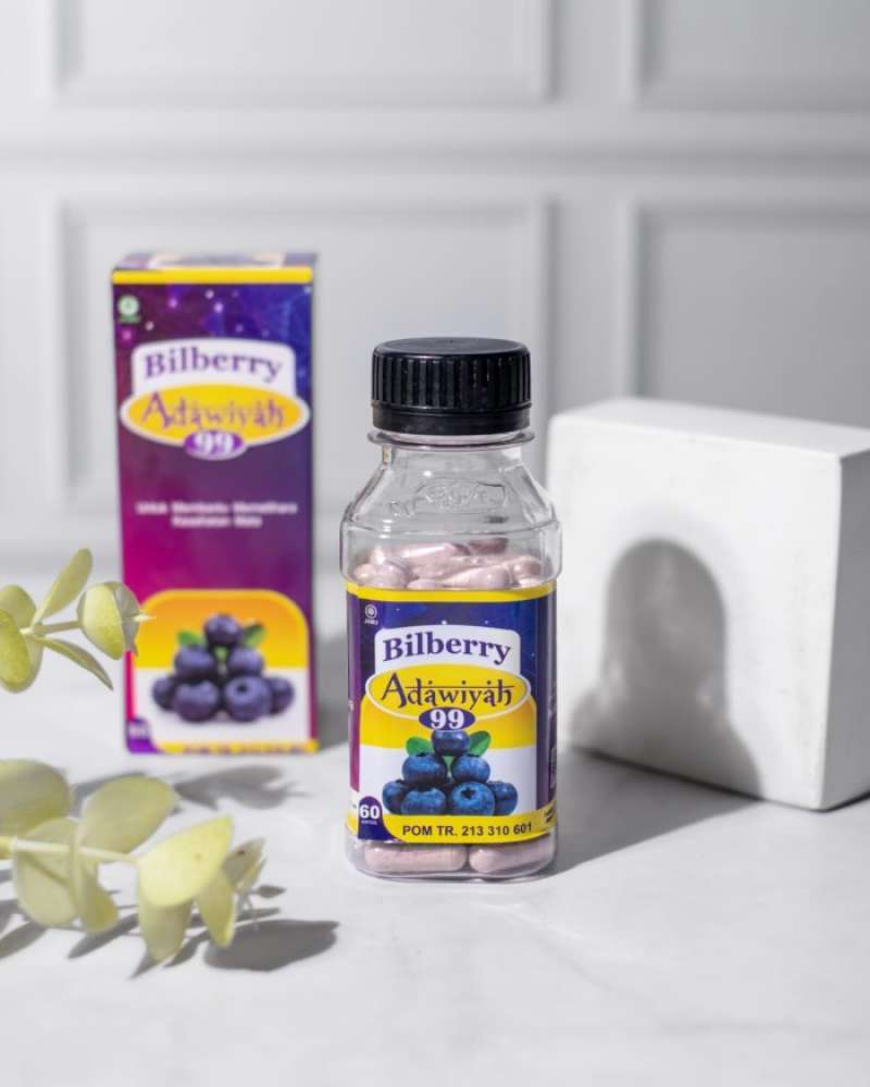 Jual Bilberry Kapsul Adawiyah 99 Untuk Kesehatan Mata Obat Mata Minus