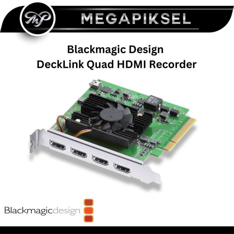 Promo Blackmagic Design DeckLink Quad HDMI Recorder Diskon 5 di Seller Megapiksel Official