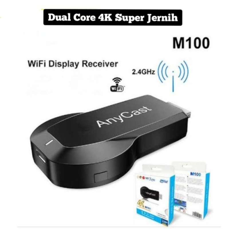 Adattatore WiFi Display OBEST 4K - Mirroring Senza Fili Per Android/iOS/Windows/Mac Su TV/Proiettore