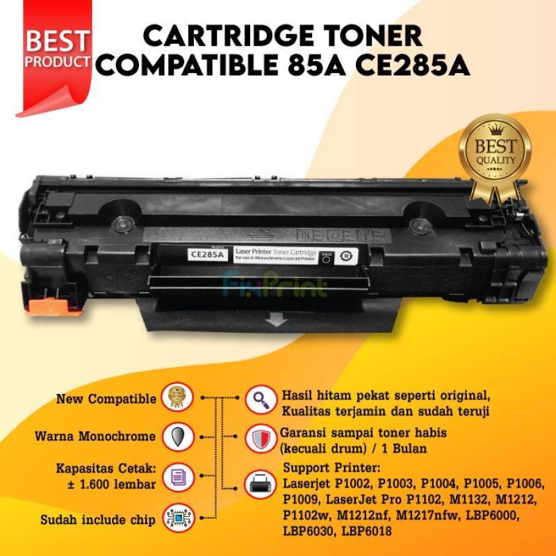 Promo Cartridge Toner HP CE285A 85A Printer P1102w P1102 M1132 M1212f