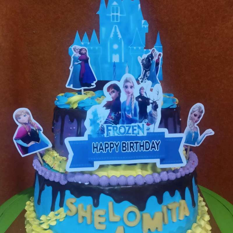 Jual kue ulang tahun tingkat karakter di Seller AR cake - Pakulonan