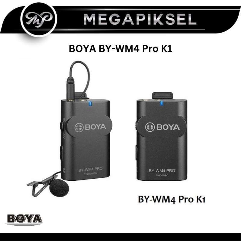 Jual BOYA BYWM4 Pro K1 Wireless Mic Microphone for Camera & Smartphone