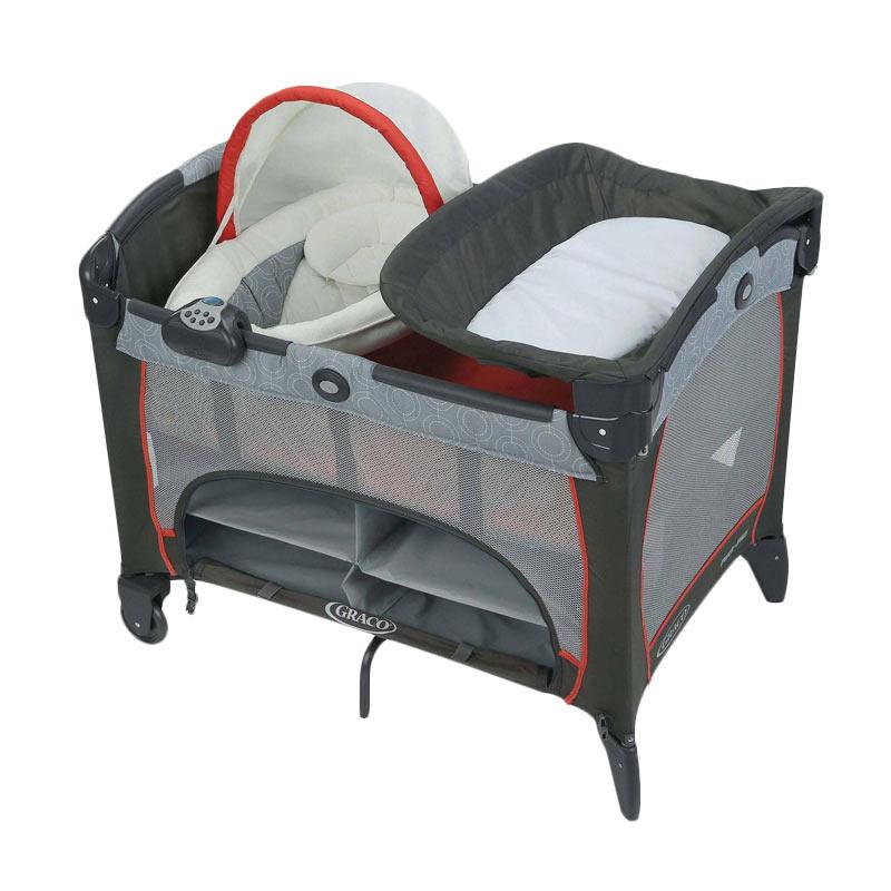 Jual Graco Pack n' Play Playard Newborn Napper Dlx Solar Tempat Tidur