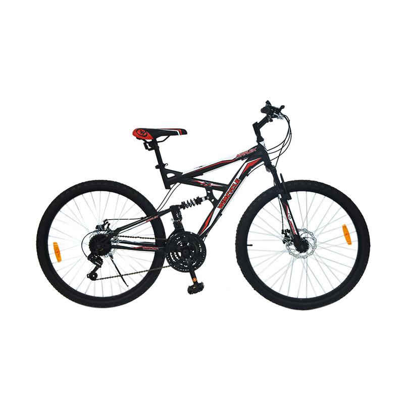 Jual WIMCYCLE Air Flex X3 Sepeda MTB Hitam Putih 26 Jual WIMCYCLE Air Flex X3 Sepeda MTB Hitam Putih 26