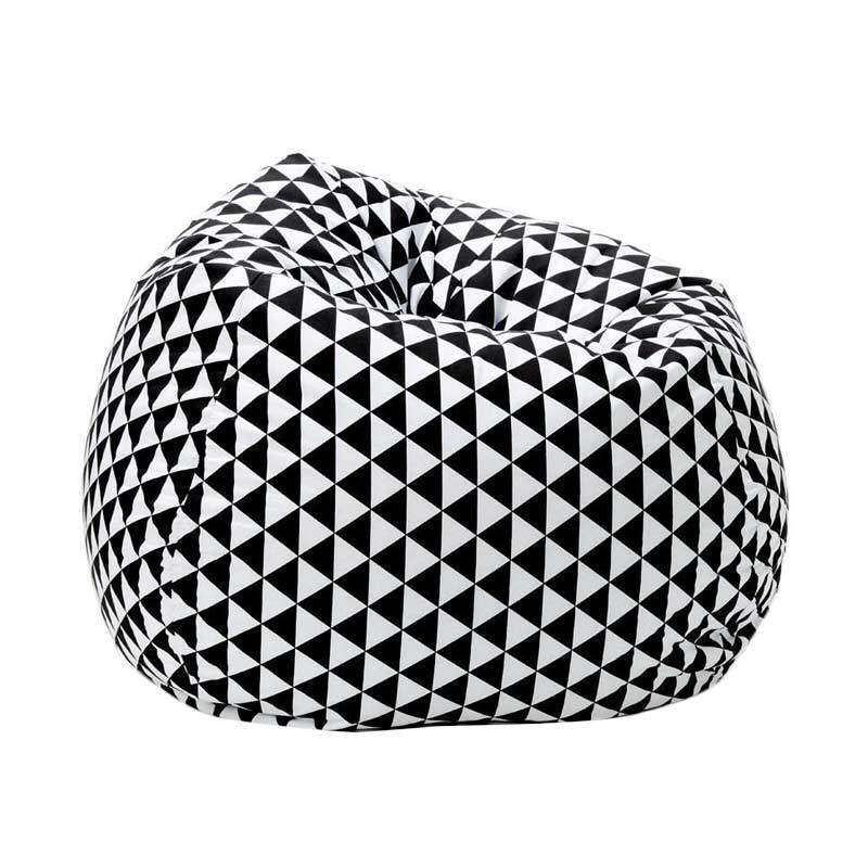 Jual HnR Soerabaja Oval Bean Bag Kursi Santai Hitam Jual HnR Soerabaja Oval Bean Bag Kursi Santai Hitam