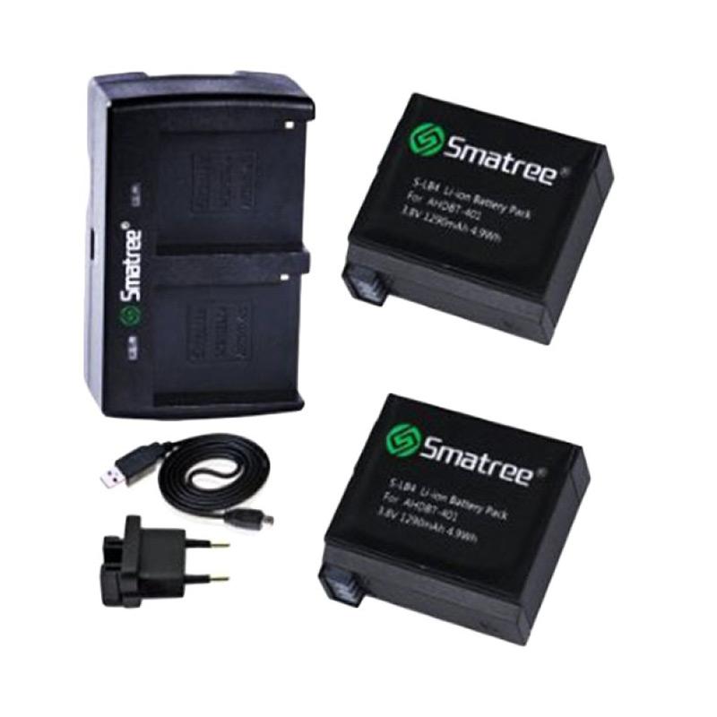 Jual Smatree Power Kit Baterai Kamera for Gopro Hero 4 
