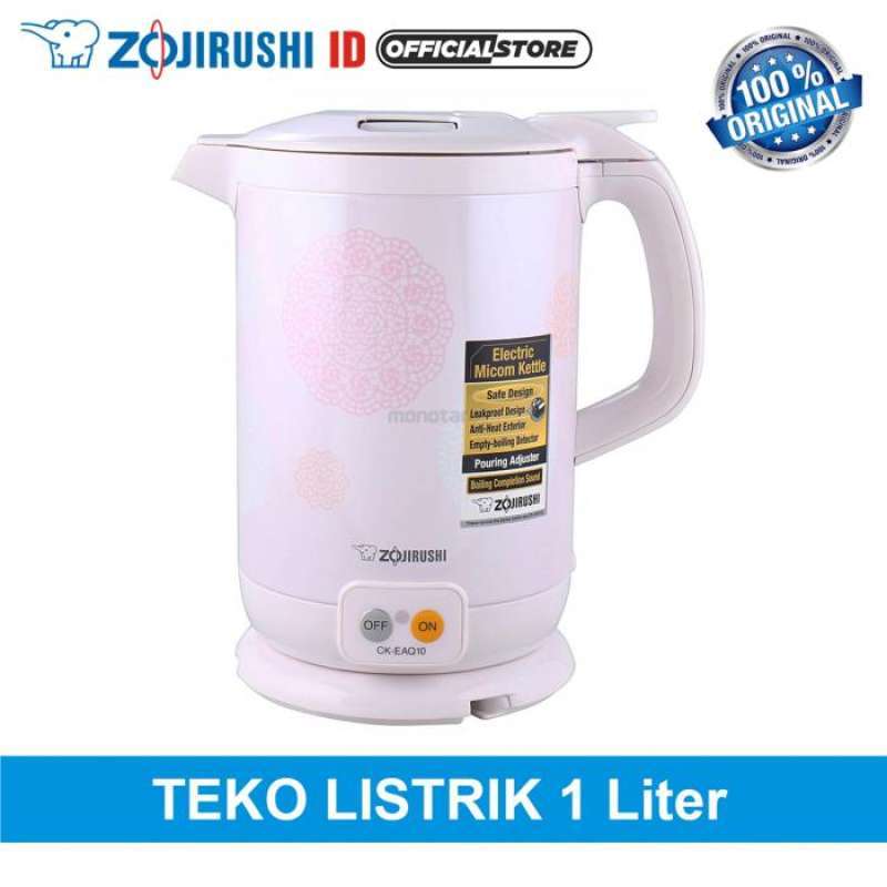 Jual Zojirushi CKEAQ 10 Electric Kettle [1 Liter] Pink di Seller