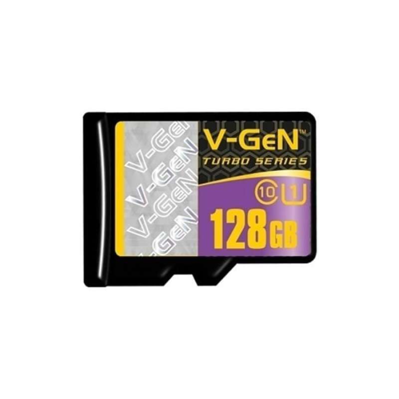 Jual VGen Kartu Memory 128GB Class 10 Vgen Memory Card 128 GB Turbo
