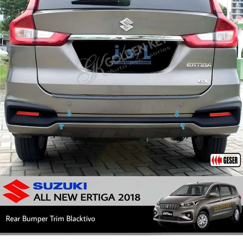 Jual JSL List Bumper Belakang All New Ertiga 2018 Rear Bumper Trim