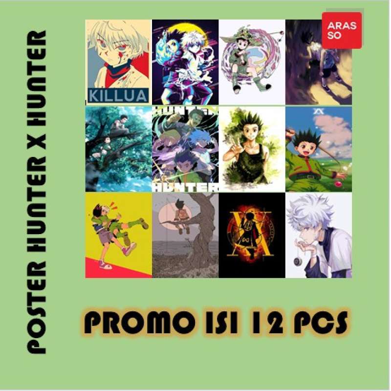 Jual 12pcs Hunter X Hunter Hunterxhunter Room Decor Aesthetic Poster