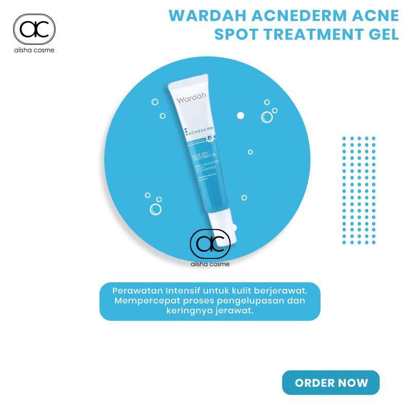 Manfaat Wardah Acnederm Acne Spot Treatment Gel - Blibli Friends
