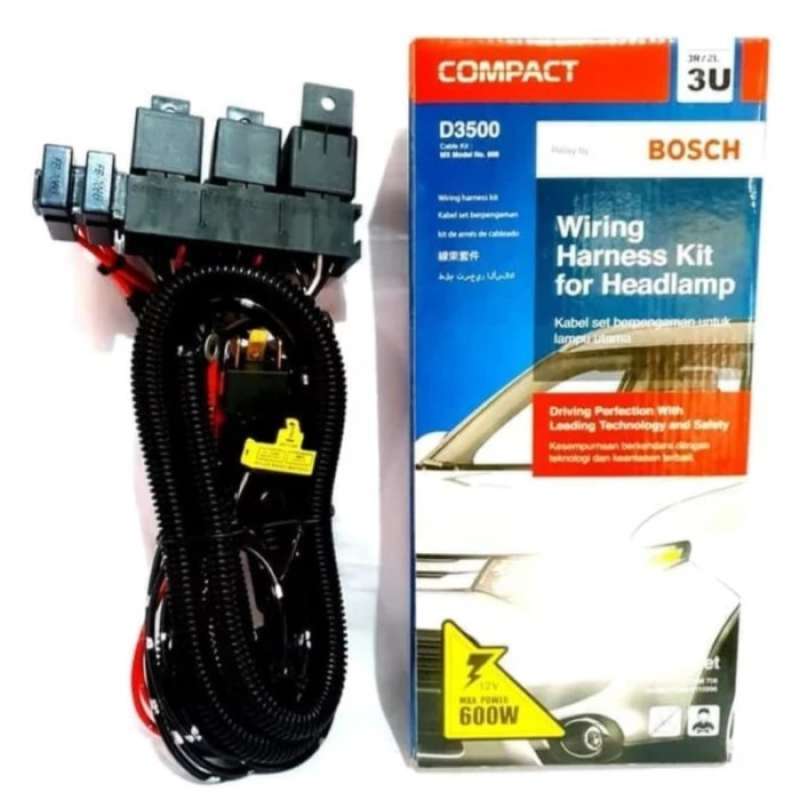 Jual KABEL RELAY SET UNTUK LAMPU H4 / RELLAY BOSCH 100 ORIGINAL di Seller ADELIO Wanajaya