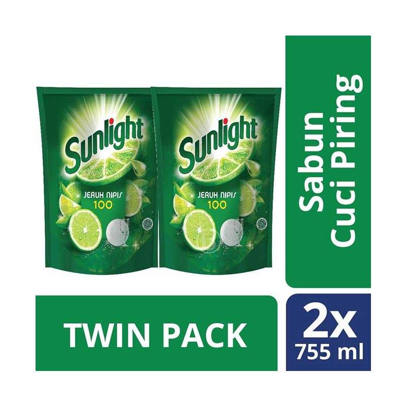 Jual Makassar SUNLIGHT Jeruk Nipis Sabun Cuci Piring Refill [755 mL/2 pcs] di Seller Unilever
