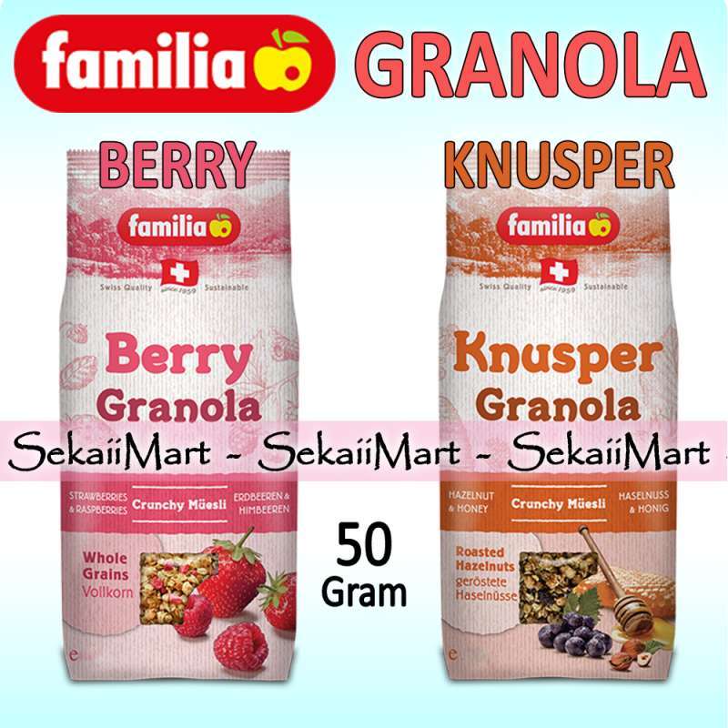 Promo FAMILIA Berry / Knusper Granola Crunchy Muesli Sereal Sarapan