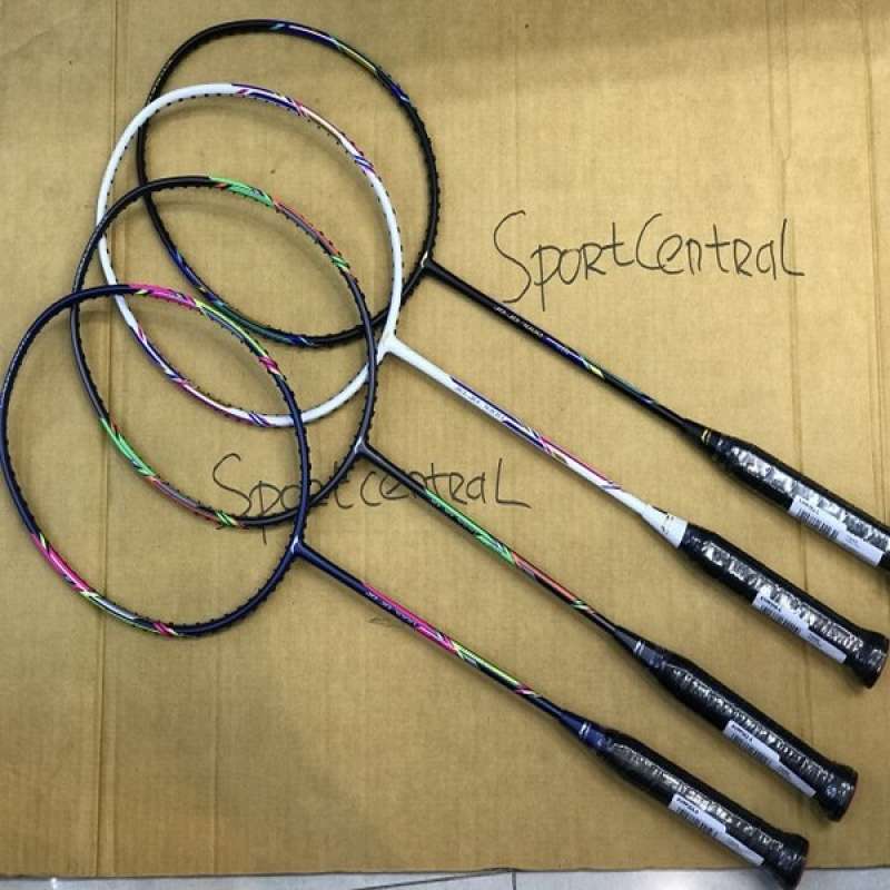Jual Raket Bulutangkis Lining Jojo 7000 Original Komplit Hitam di