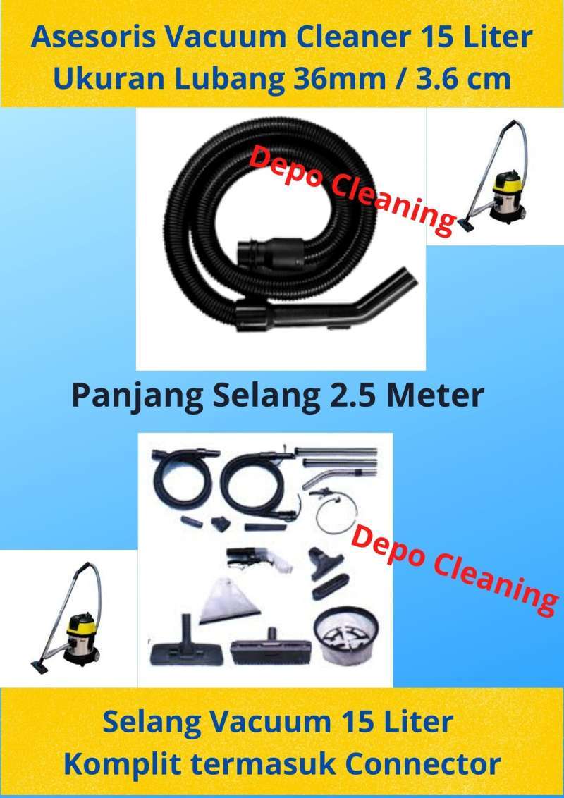 Jual Spare Part Vacuum Cleaner 36mm / Selang Set dengan konektor