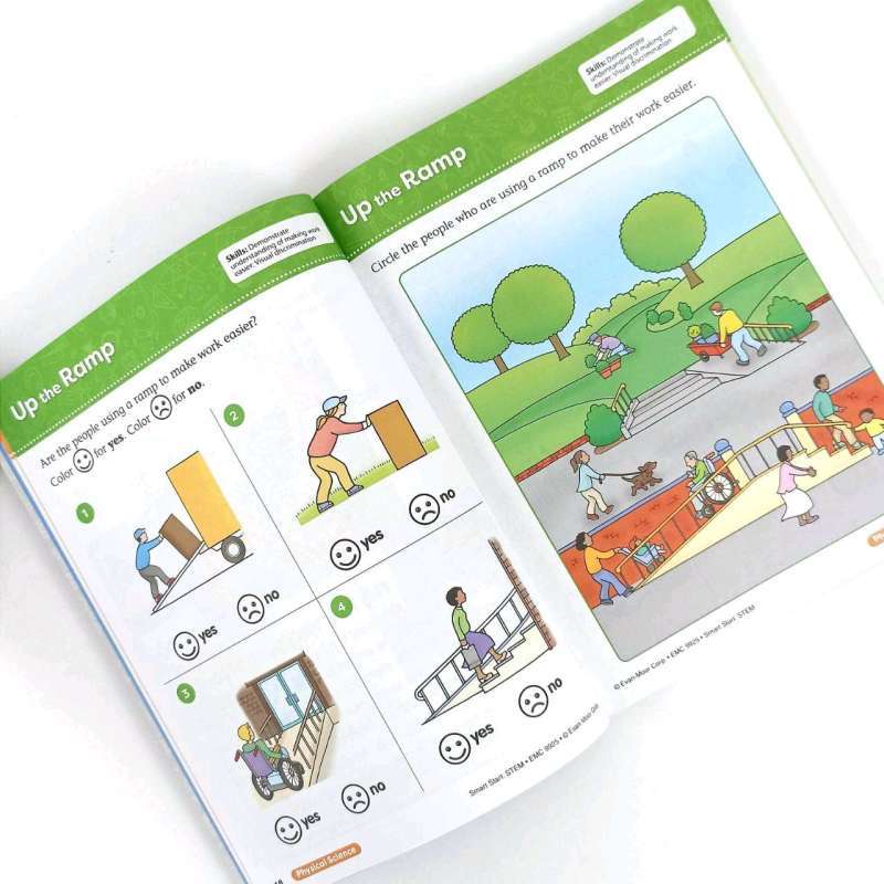 Promo Evan-moor Smart Start Stem Grade Pre-kindergarten Activity Book ...
