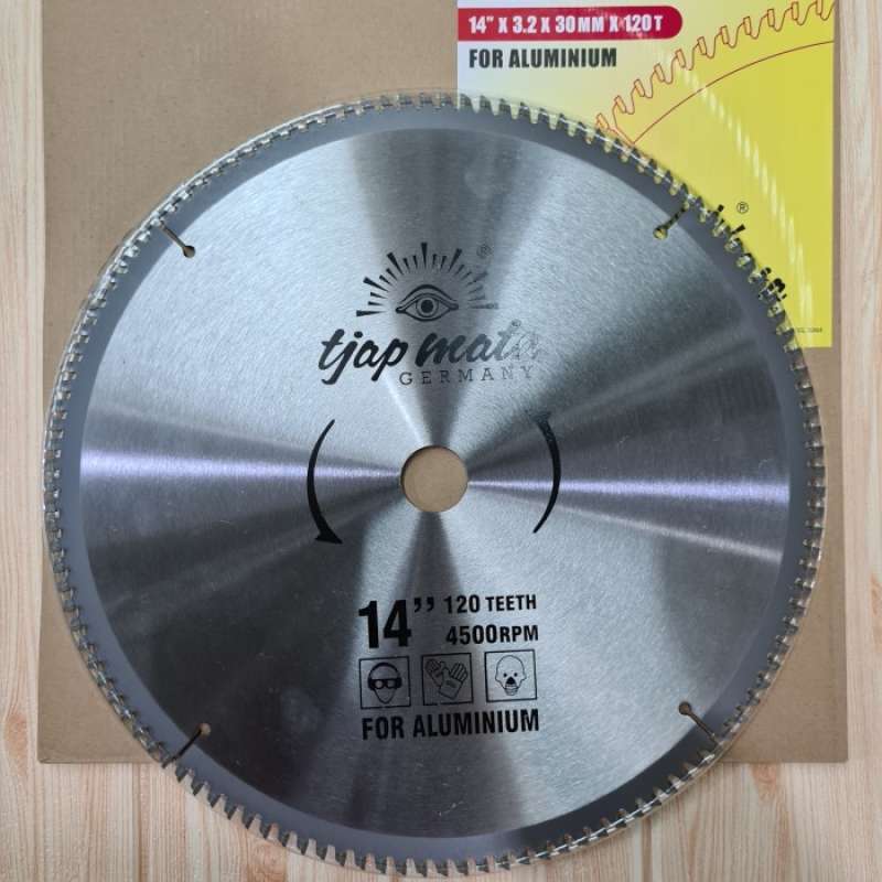 Promo Mata Gergaji Potong Alumunium Mata Miter Saw 14 X 120T Tjap Mata