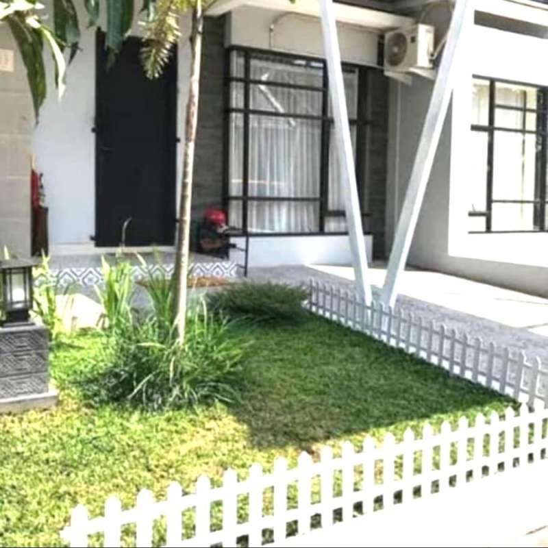 Jual Pagar Taman Plastik 77 cm Putih Cantik di Seller Praline Shoppe