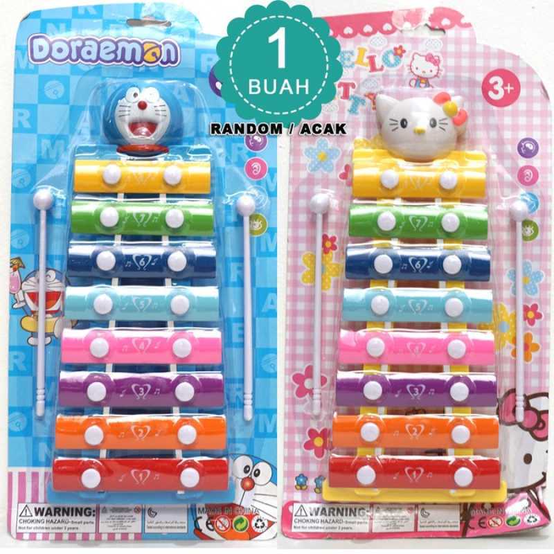 Promo Mainan xylophone Doraemon Hello Kitty besar Xylophone DORA KITTY