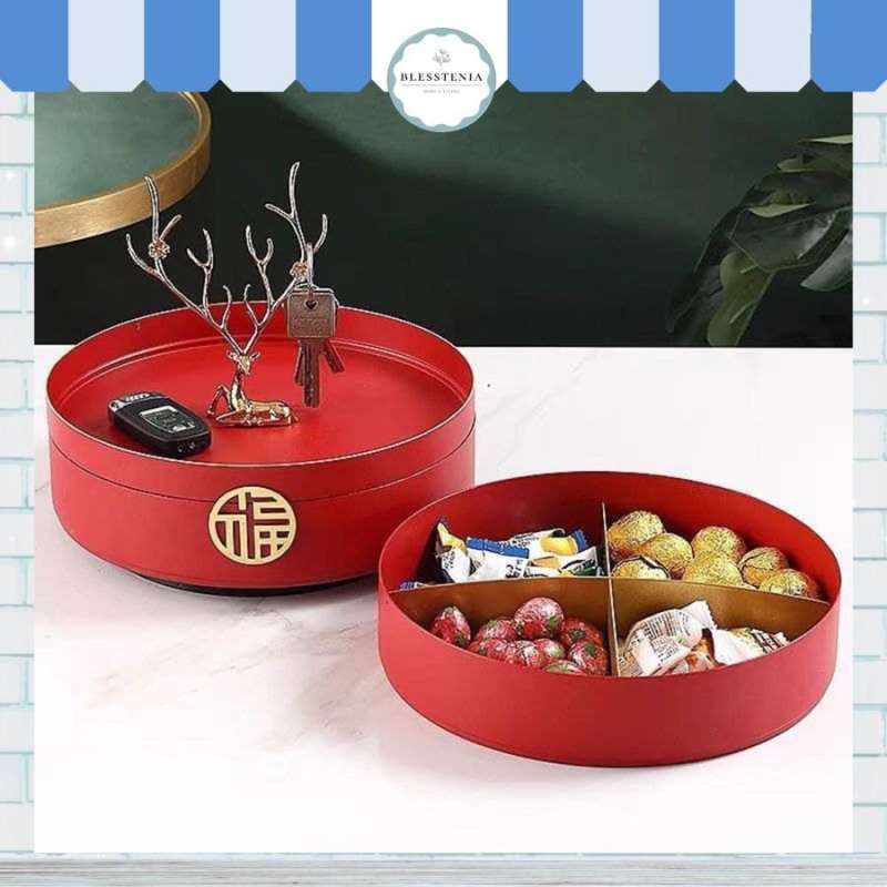 Jual Tempat Kue Imlek Kekinian Deer Luxury Dried Fruit Candy Box Snack