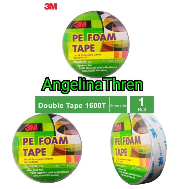 Promo Double Tape 3M ORIGINAL Double Tape Foam 24mm ROLL Lem 2 promo-double-tape-3m-original-double-tape-foam-24mm-roll-lem-2