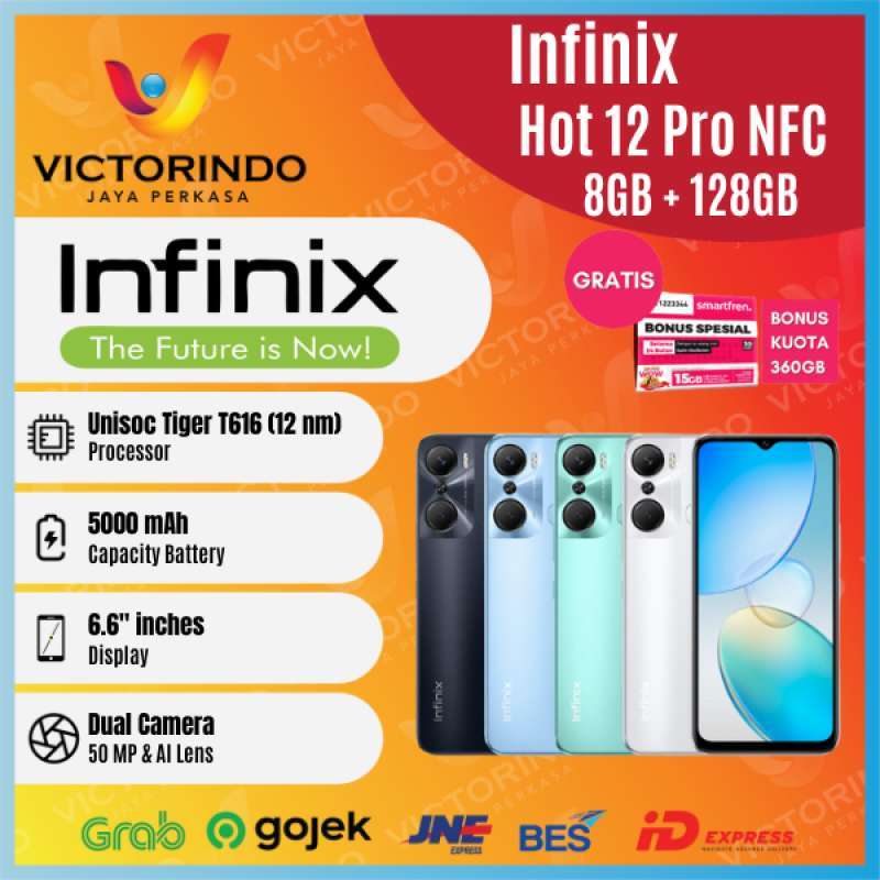 Jual Infinix Hot 12 Pro NFC [X668C] Smartphone ( Ram 8GB / Rom 128GB ...