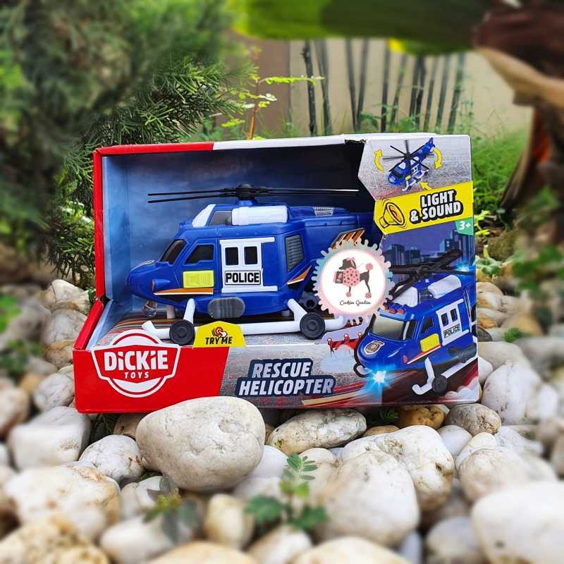 Jual Dickie Toys Lights And Sounds Rescue Helicopter di Seller
