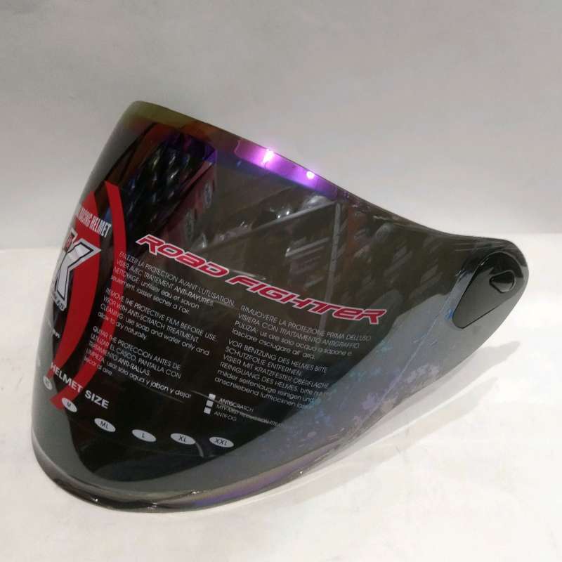 Jual KACA VISOR ORIGINAL NHK R6 RAINBOW UNTUK SEMUA UKURAN di Seller