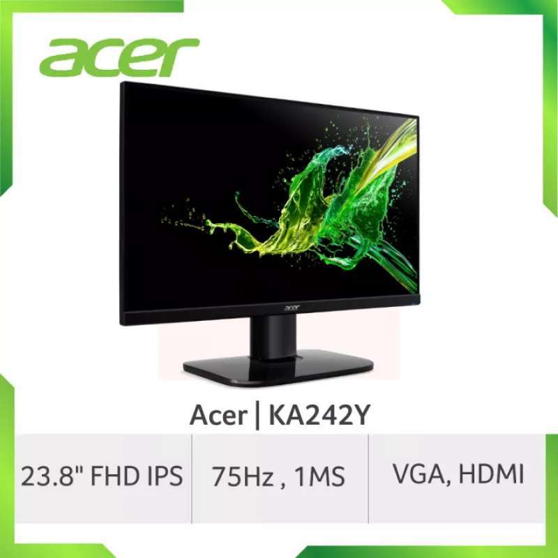 Jual ACER KA242Y 24 IPS 75Hz VGA HDMI FreeSync Vesa 100x100mm di Seller