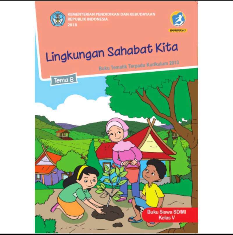 Jual Buku Teks Utama Kelas 5 Sd Tema 6 7 8 9 Semester 2 Satuan Grosir ...
