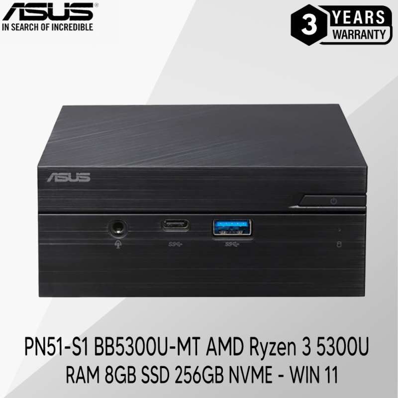 Promo Mini PC Asus PN51S1 BB5300UMT AMD Ryzen 3 5300 RAM 8GB SSD