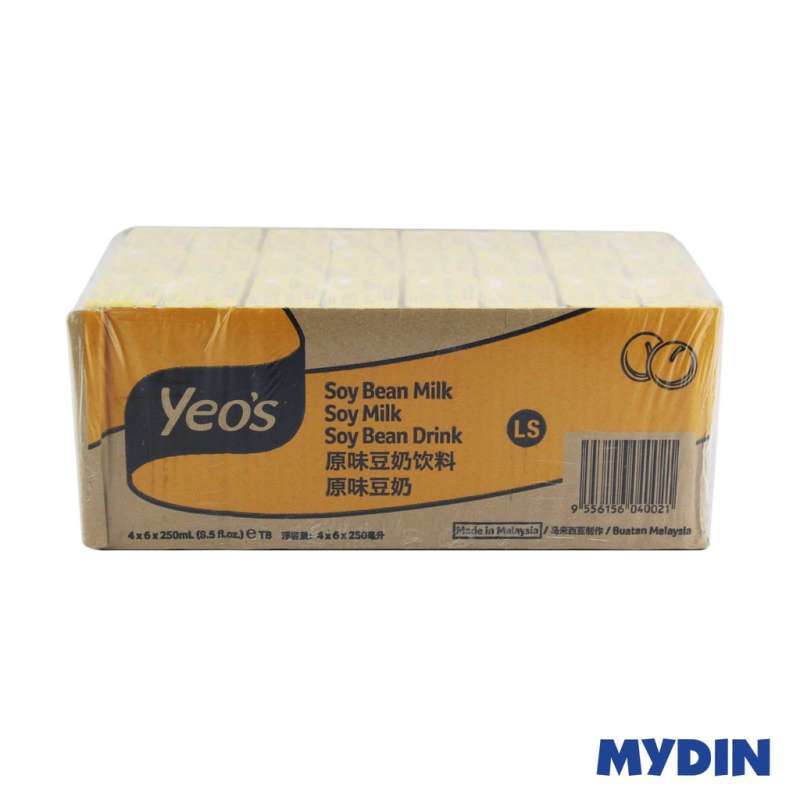 Jual Yeo's Asian Drink Soybean (24 x 250ml) Malaysia 5488402 di