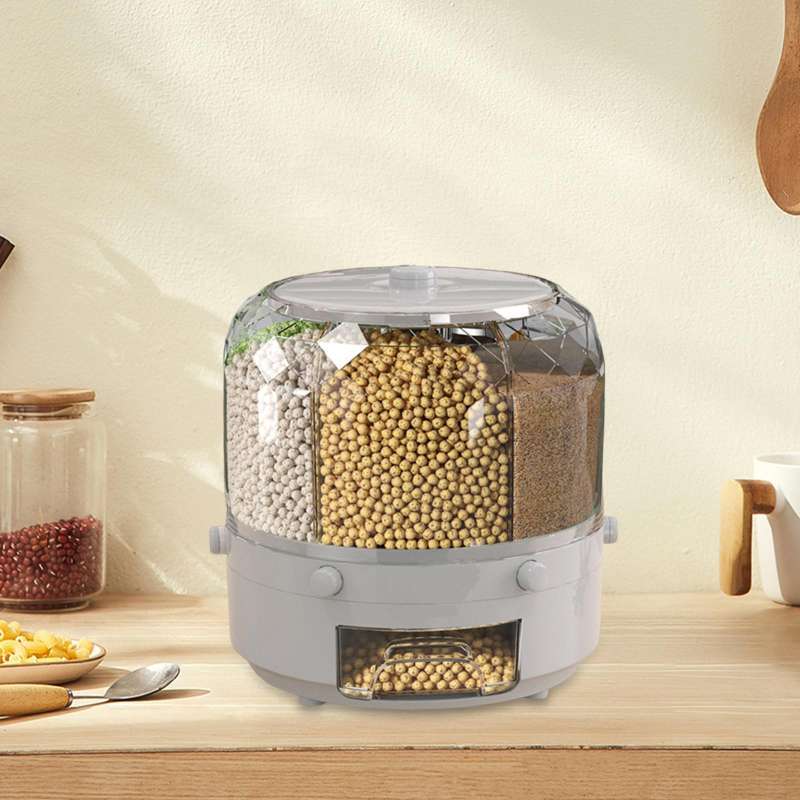 Jual Cereal Dispenser Container countertop Breakfast Nuts Snack Dry