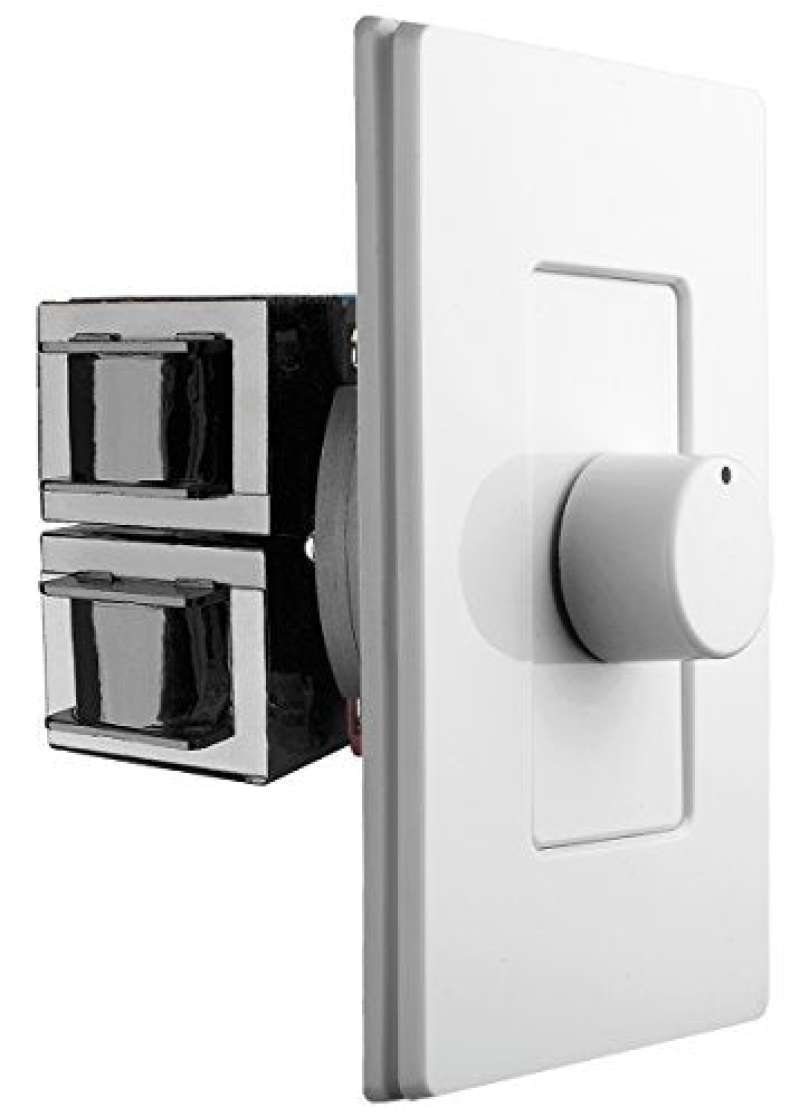 OSD Lautstärkeregler SLS100 – 100W, Schlank, Weiß, Für Heimlautsprecher, Schieberegler